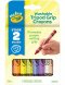 สีเทียนแท่งสามเหลี่ยม ล้างออกได้ 8 สี crayola mfc 24 m crayon,8ct