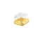 5x5x4cm กล่องใสขนม พร้อมฝาใส (สีทอง)