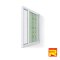 UPVC Sliding Door with Wought Iron + 2 Layers of Glass