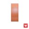 UPVC Door, Modern Pattern, Red oak color, Wintech