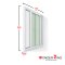 Wonderking White UPVC Sliding Door