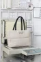 BLEISURE PLEASURE FAUX LEATHER TOTE BAG