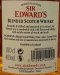 Sir Edward's Finest Blended Scotch Whisky 1L