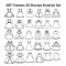 2BF Dresses 30 Stamps Brushes Set  |PROCREAT BRUSHED |
