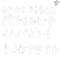 Twobefriend H1 Man 30 Stamp Brushes Set  |PROCREAT BRUSHED|