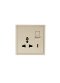Universal Socket with Switch & LED