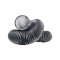 Flexible Air Duct with Double Layer Aluminium Foil 6 Inches - 2 Meters Length With Duct Clamp