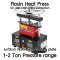 Twist Design Rosin Heat Press Machine Rosin Heat Press with Dual Heating Plates Manual Oil Extractor  Press MachineModel CK220