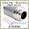 4 นิ้ว ไส้กรองคาร์บอน ยาว 300mm ฟรี! ผ้ากรองหยาบ สำหรับเต้นท์ปลูก โรงเรือน และอื่น ๆ  Hydroponic Active Carbon Filter, Grow Fan Carbon Filter คาร์บอนฟิลเตอร์