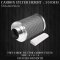 6 นิ้ว ไส้กรองคาร์บอน ยาว 300mm ฟรี! ผ้ากรองหยาบ สำหรับเต้นท์ปลูก โรงเรือน และอื่น ๆ  Hydroponic Active Carbon Filter, Grow Fan Carbon Filter คาร์บอนฟิลเตอร์(copy)