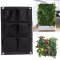 แพ็ค 4! 6-ช่อง ถุงปลูกต้นไม้ Pocket Grow Bag แบบแขวน (แนวตั้ง) สำหรับการปลูกต้นไม้ สูง 60cm กว้าง 41cm ใช้ได้ทั้งภายในและภายนอก 4 packs 6-Pockets Vertical Wall Garden Planter Grow Bag for Flower Vegetable for Indoor/Outdoor  Height 60cm Width 41cm