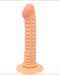 Dildo For Anus & Vaginal ดิลโด้สำหรับประตูหลัง ซิลิโคลนนิ่ม ฐานหนึบติดพื้นได้ดี สามารถใช้กับด้านหน้าได้ ขนาดรอบวง 4.1 ยาว 6.5 (รวมฐาน 7.5)