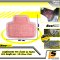 LEOMAX ถาดปูพื้นพลาสติก PVC ด้านหลัง รุ่น SKYLINE ECO **สำหรับรถเก๋งขนาดเล็ก+Eco** แพค 1 ชิ้น (สีชมพูใส)