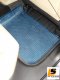 LEOMAX แผ่นเรียบปูพื้นรถยนต์พลาสติก PVC รุ่น Ruby พร้อมปุ่มจิกพื้น แพค 1 ชิ้น (สีฟ้าใส)