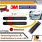 LEOMAX กันกระแทกกันชน-ประตูรถยนต์ รุ่น SG-339 พร้อมทับทิมสะท้อนแสงสีแดง ชุด 2 ชิ้น พร้อมกาว 3M ไม่ทำให้ผิวรถเสียหาย (ยางสีดำ ทับทิมสีแดง)