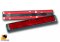 LEOMAX ทับทิมสะท้อนแสงทรงสี่เหลี่ยม ฐานยาง PVC รุ่น SR-447 ทับทิมสีแดง ชุด 2 ชิ้น พร้อมกาว 3M ไม่ทำให้ผิวรถเสียหาย