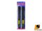 LEOMAX กันกระแทกกันชนรถยนต์-ประตูรถยนต์ รุ่น SG-339 พร้อมลายสกรีน ชุด 2 ชิ้น พร้อมกาว 3M ไม่ทำให้ผิวรถเสียหาย (ยางสีดำ สกรีนลายลูกศร)