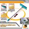 LEOMAX ที่เช็ดกระจกรถยนต์ พร้อมยางรีดน้ำคุณภาพ รุ่น ลิตเติ้ลเบิร์ด (ตัวด้ามแปรงยาว 40 ซม)