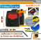[BUNDLE 2 ชุด] LEOMAX [ถาด PVC HYBRID ดำ-ใยแดง หน้า แพค 2 ชิ้น] - ถาดปูพื้นพลาสติก PVC พร้อมใยไวนิล รุ่น LION KING  ด้านหน้า แพค 2 ชิ้น (สีดำ - ใยแดง)