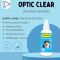 Optic Clear น้ำยาล้างตา ลดตาแดง ตาแฉะ ทำความสะอาดดวงตา ขนาด 100 มล.