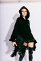 RECONSTRUCTED DENIM LACE HOODIE