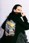 RECONSTRUCTED DENIM LACE HOODIE