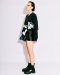 BLACKLACE VARSITY SWEATER