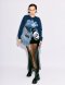 DISNEY REWORK SWEATER NAVY