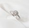 Ring 18K  White gold with Round Diamond