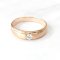 Ring 9K  Rose Gold with Round Diamond