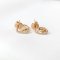 Earrings 18K  Rose Gold with  Diamond