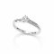 Ring 18K  White gold with Round Diamond