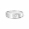 Ring 18K  White gold with Round Diamond