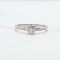 Ring 18K White Gold with Round Diamond