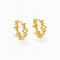 Earrings 18K  Yellow gold