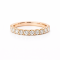 Ring 9K  Yellow gold with Round Diamond