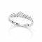 Ring 18K  white gold with Round  Diamond