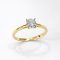 Ring 18K  Yellow gold with Round Diamond