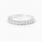 Ring 18K  White gold with Round Diamond
