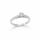 Ring 18K  White gold with Round Diamond