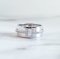 Ring 18K  White gold with Baguette  Diamond