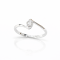 Ring 18K  White gold with Round Diamond