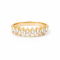 Ring 18K  yellow gold with Baguette  Diamond
