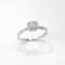 Ring 18K  White gold with Round Diamond