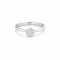 Ring 18K  White gold with Round Diamond