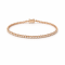Bracelets 18K Rose Gold with Round Diamond