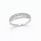 Ring 18K White Gold with Round Diamond