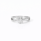 Ring 18K  White gold with Round Diamond
