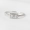 Ring 18K  white gold with Round  Diamond