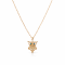 Pendants 14K Rose gold with round diamond